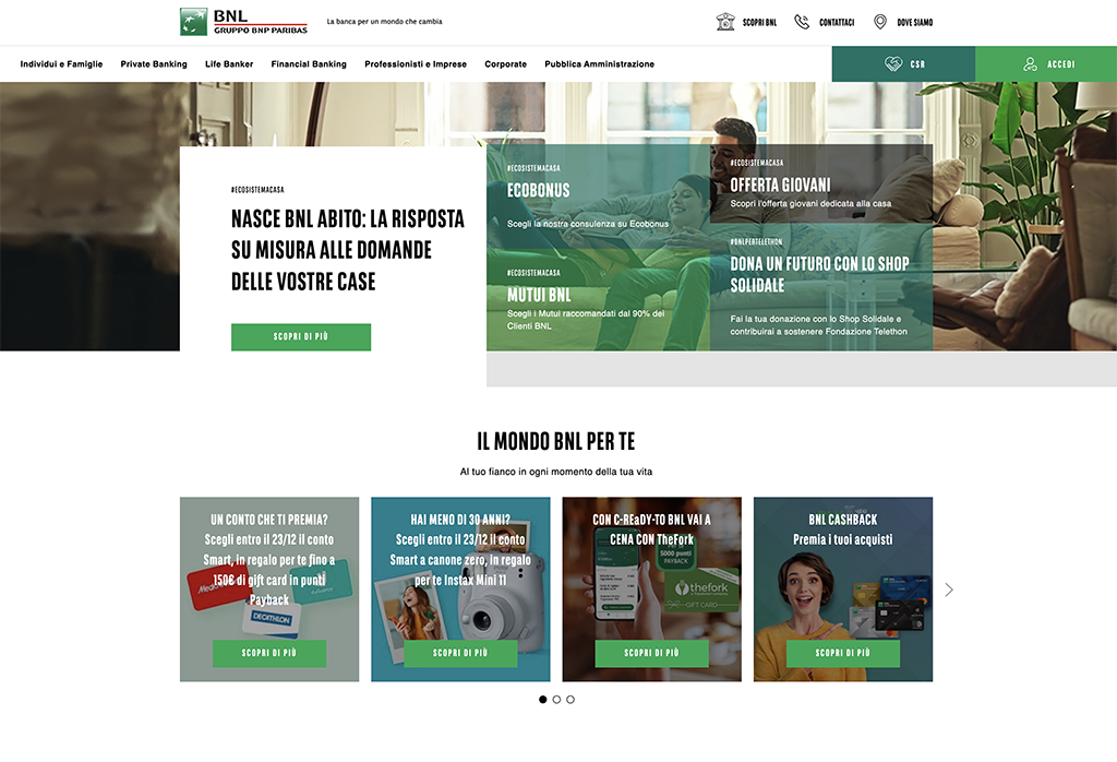 BNL BANCA NAZIONALE DEL LAVORO
